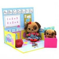 TM Toys Tiny Tukkins - Zestaw Pieski w Przedszkolu 2 Pluszaki + Akcesoria